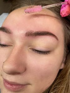 Eyebrow Tattoo result by Face First Esthetics in Boca Raton, FL
