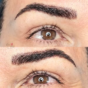 Eyebrow Tattoo result by Face Naked Studio, Permanent Makeup Academy and Spa in Clearwater, FL