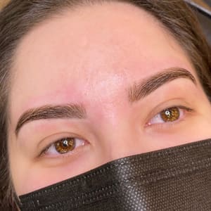 Eyebrow Tattoo result by Face Yourself Beauty in Sumner, WA