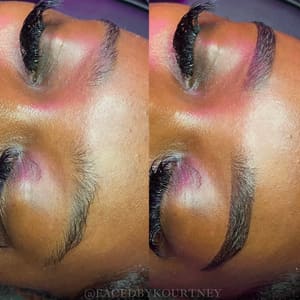 Eyebrow Tattoo result by Faced by Kourtney in College Station, TX