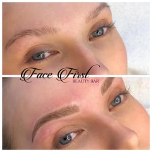 Eyebrow Tattoo result by FaceFirst Beauty Bar in Granite City, IL