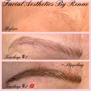 Eyebrow Tattoo result by Facial Aesthetics By Renae in Boulder City, NV