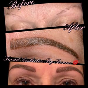 Eyebrow Tattoo result by Facial Aesthetics By Renae in Boulder City, NV