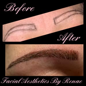 Eyebrow Tattoo result by Facial Aesthetics By Renae in Boulder City, NV