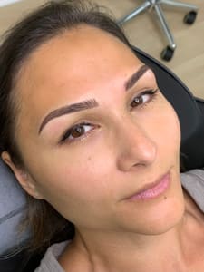 Eyebrow Tattoo result by Facial Artistry by Kayleigh Vaughn in San Antonio, TX