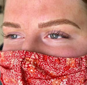 Eyebrow Tattoo result by Facial Artistry by Kayleigh Vaughn in San Antonio, TX