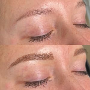 Eyebrow Tattoo result by Facial Artistry by Kayleigh Vaughn in San Antonio, TX