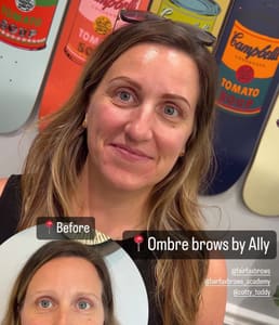 Eyebrow Tattoo result by FAIRFAX BROWS LLC in Fairfax, VA