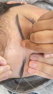 Eyebrow Tattoo result by Famous Threading Salon & Spa in Colleyville, TX