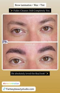 Eyebrow Tattoo result by Fantasy Beauty Studio, Glendale in Glendale, CA