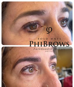 Eyebrow Tattoo result by Fara's Brow Bar in Escondido, CA
