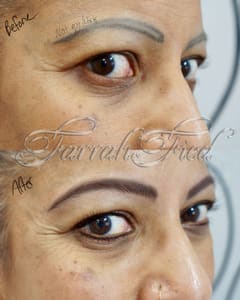 Eyebrow Tattoo result by Farrahfied Permanent Makeup Studio in Chester, NJ