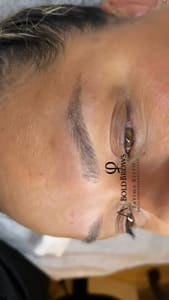 Eyebrow Tattoo result by Fatima Rispo Beauty Studio in Boca Raton, FL