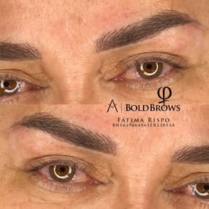 Eyebrow Tattoo result by Fatima Rispo Beauty Studio in Boca Raton, FL