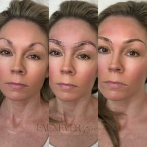 Eyebrow Tattoo result by Fauxever Beauty in Elmhurst, IL