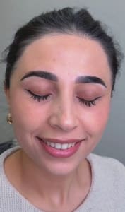 Eyebrow Tattoo result by Faya Ink Studio in Houston, TX