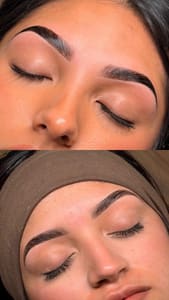 Eyebrow Tattoo result by FBG Brow Studio in Mcallen, TX