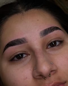 Eyebrow Tattoo result by FBG Brow Studio in Mcallen, TX