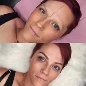 Eyebrow Tattoo result by Fearless Beauty Ink in Sioux Falls, SD