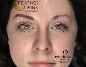 Eyebrow Tattoo result by Feather & Wink Micropigmentation in Alpharetta, GA