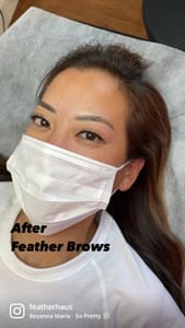 Eyebrow Tattoo result by Featherhaus in Millbrae, CA