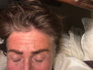 Eyebrow Tattoo result by Feathers Beauty Lab in Midland, TX