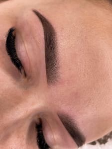 Eyebrow Tattoo result by Feerie Beauty Studio in Houston, TX