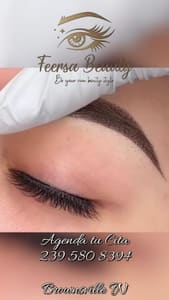 Eyebrow Tattoo result by Feersa Beauty in Brownsville, TN