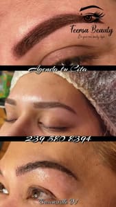 Eyebrow Tattoo result by Feersa Beauty in Brownsville, TN