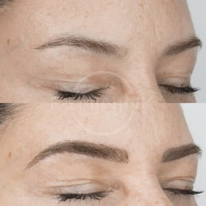 Eyebrow Tattoo result by Feminink Beauty Studio and Academy in Montclair, NJ