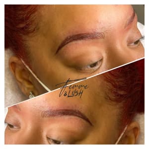 Eyebrow Tattoo result by Femme and Lush in Houston, TX