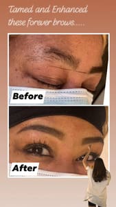 Eyebrow Tattoo result by femme.beautybar in Roscoe, IL
