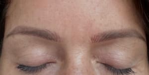 Eyebrow Tattoo result by FENYCIE Permanent Makeup Studio and Academy in Totowa, NJ