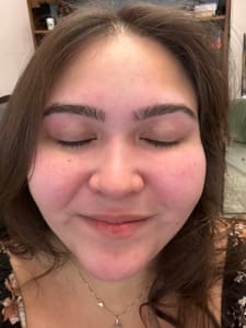 Eyebrow Tattoo result by Ferial Aesthetics in Raleigh, NC