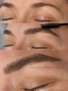 Eyebrow Tattoo result by Fernanda Fernandes PMU Permanent Make Up and beauty care in Katy, TX