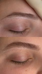 Eyebrow Tattoo result by Fernanda Fernandes PMU Permanent Make Up and beauty care in Katy, TX