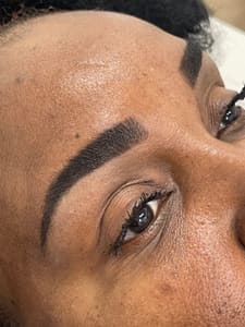 Eyebrow Tattoo result by Fernanda Groba Beauty Salon Studio in Deerfield Beach, FL