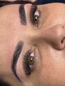 Eyebrow Tattoo result by Fernanda Groba Beauty Salon Studio in Deerfield Beach, FL