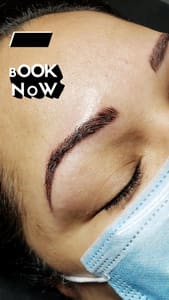 Eyebrow Tattoo result by Fetish Brow & Beauty Bar LLC in Bronx, NY
