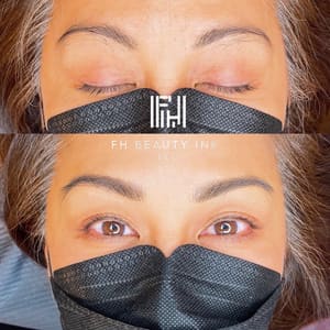 Eyebrow Tattoo result by FH Beauty Ink, LLC in Burbank, CA