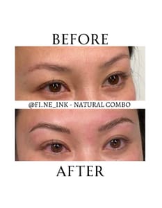 Eyebrow Tattoo result by Fi.Ne Ink in Rancho Cucamonga, CA