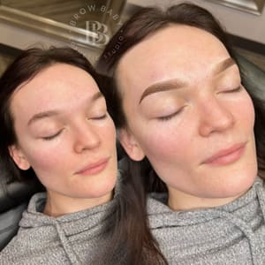 Eyebrow Tattoo result by Fine and Feral Cosmetic Studio in Cumming, GA