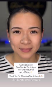 Eyebrow Tattoo result by Fine Arches in Woodside, NY