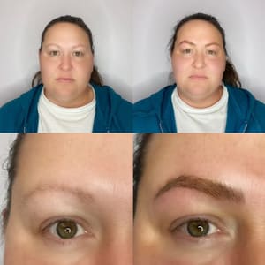 Eyebrow Tattoo result by Fine Arts Permanent Cosmetics in Pittsburgh, PA