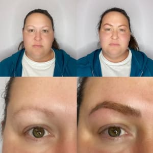 Eyebrow Tattoo result by Fine Arts Permanent Cosmetics in Pittsburgh, PA