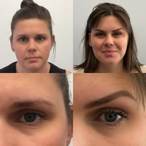 Eyebrow Tattoo result by Fine Arts Permanent Cosmetics in Pittsburgh, PA