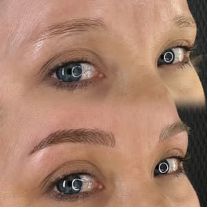 Eyebrow Tattoo result by Fine Line Beauty Studio (Permanent Make-up) in Topeka, KS