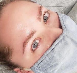 Eyebrow Tattoo result by Fine Line Brow & Permanent Makeup Studio, LLC in Parkton, MD