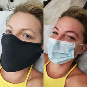 Eyebrow Tattoo result by Fine Line Brow & Permanent Makeup Studio, LLC in Parkton, MD