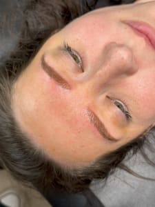 Eyebrow Tattoo result by Fine Line Esthetics in Holly Springs, NC